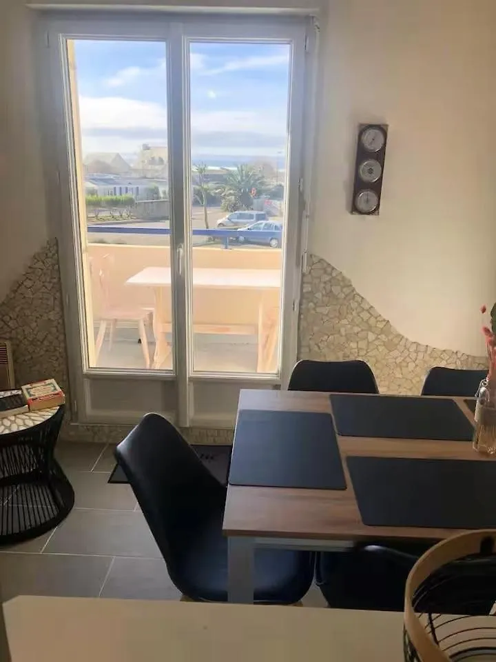 Charmant Duplex Avec Belle Vue Mer La Plage A 100 M Saint-Nic Apartamento